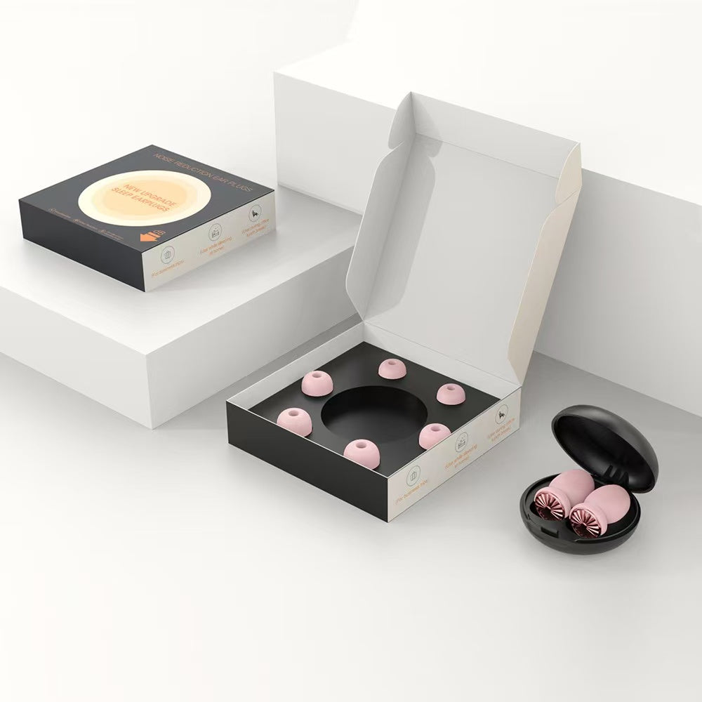 Airbag noise-canceling earbuds
