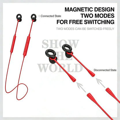 Magnetic anti-loss earplugs