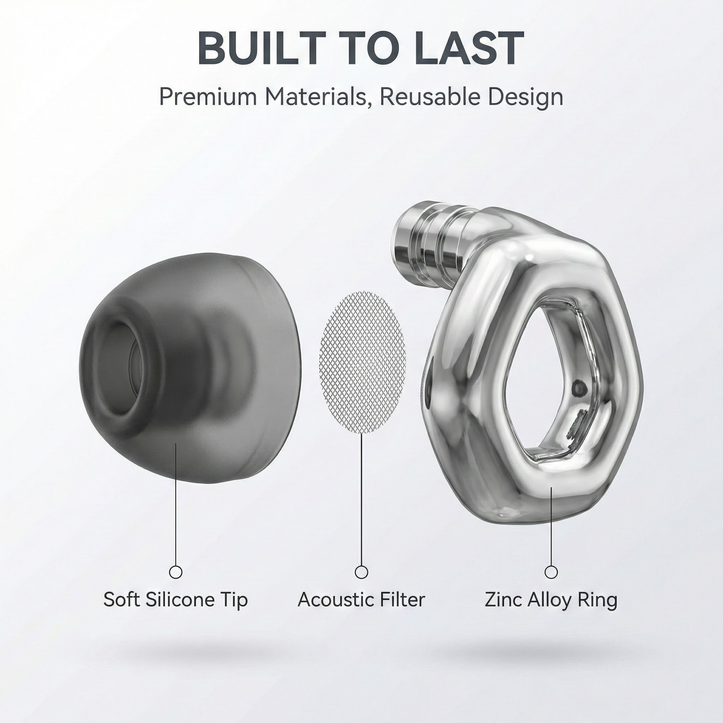 17db Noise-canceling earplugs